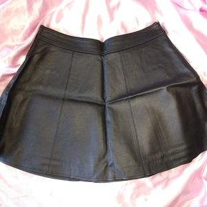 Just Fab Faux Leather Skirt